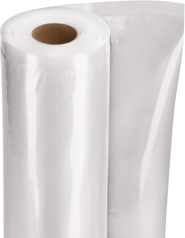 SousVideTools | Vacuum Sealer Rolls Pack of 2 | 28 cm x 6 m | Embossed Plastic Food Storage | Sous Vide Cooking, Boiling, Freezing and Microwaving [Energy Class A++]