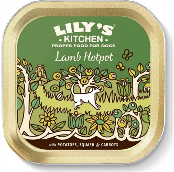Lily's Kitchen Natural Adult Dog Food Wet Trays - Classic Dinners Multipack - Chicken, Lamb & Beef - Complete Meal Recipes (6 Trays x 150g)